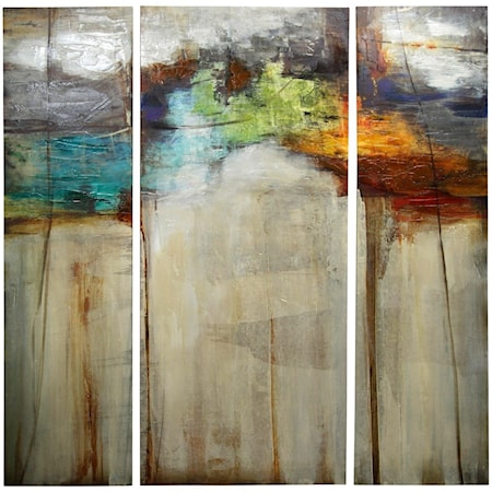 Triptychs Abstract Art on Canvas